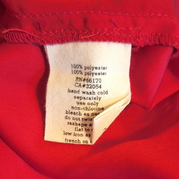 Silence + noise anthropologie red layered sundress sz small *I - Picture 5 of 6